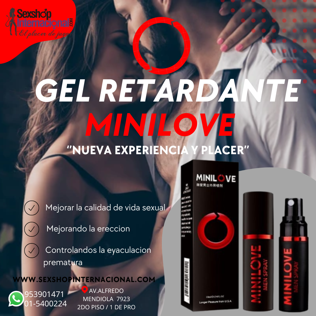 Gel retardante minilove for men